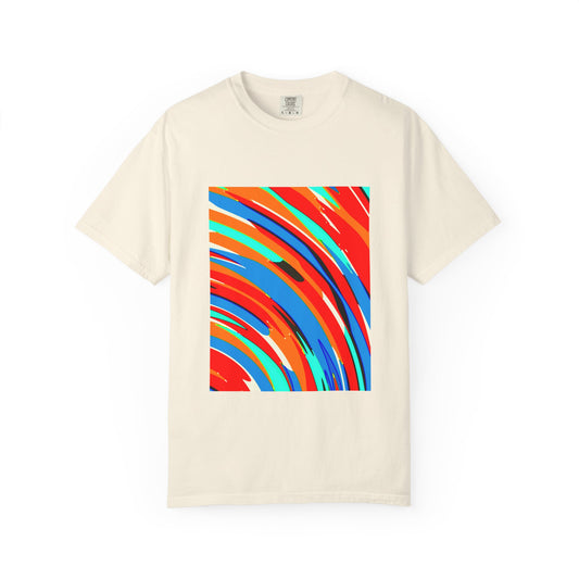 Abstract Rainbow Swirl Arc - T-Shirt