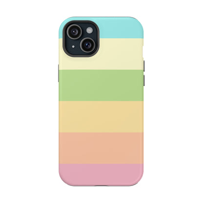 Pastel Stripes - Magnetic Phone Cover