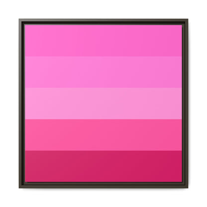 Valentine Rose Colors - Framed Canvas