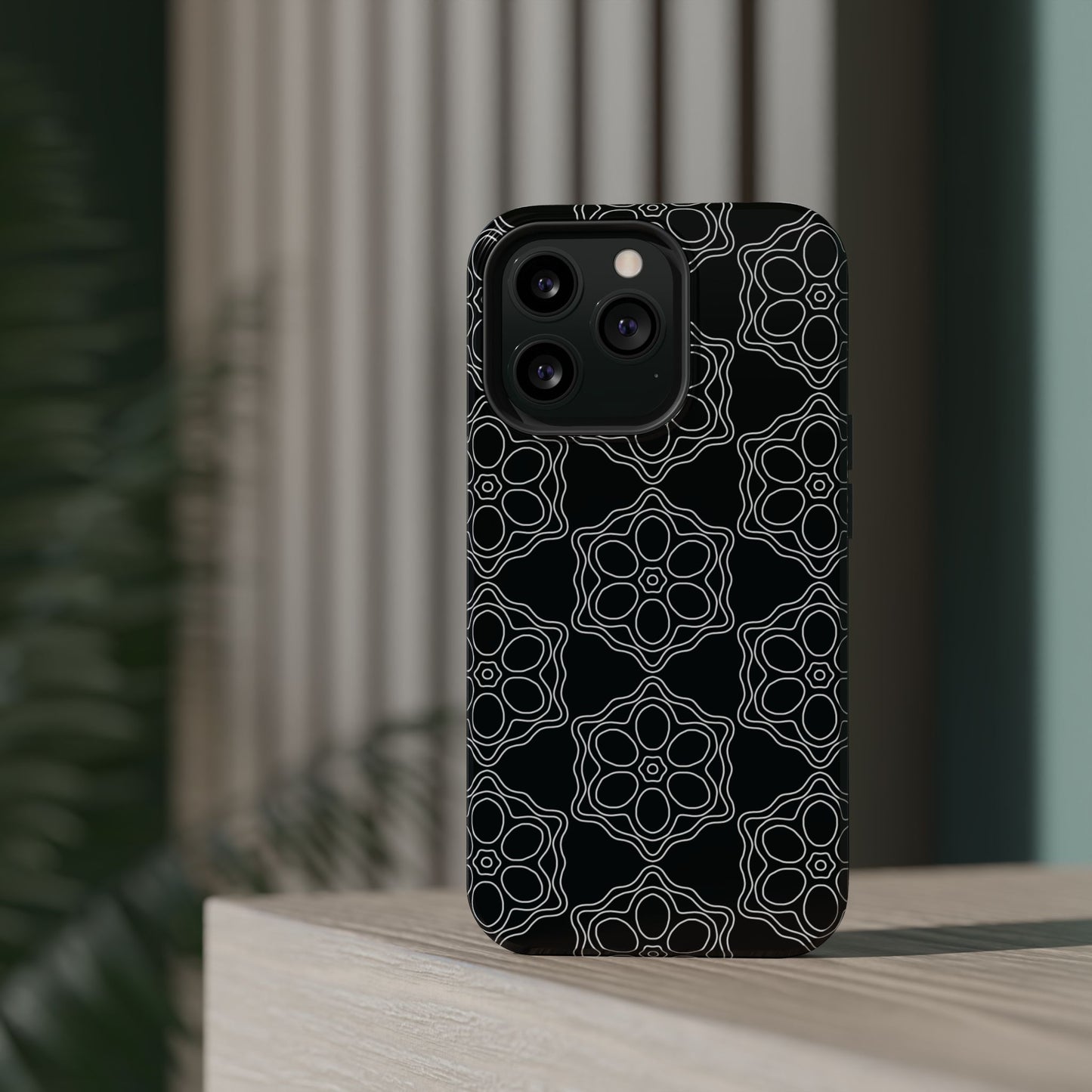 Geometric Sacred Flower - Magnetic Phone Case