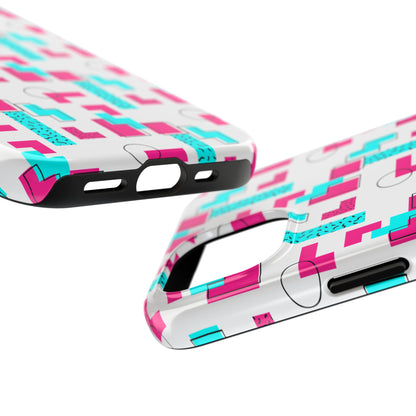 Retro Geometric Vibes - Phone Case