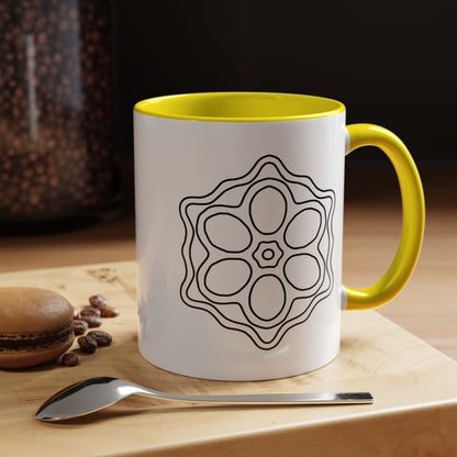 Elegant Floral Accent Coffee Mug, Perfect for Home, Office, Gifts, Birthdays, Inspirational Quotes, Tea Lovers