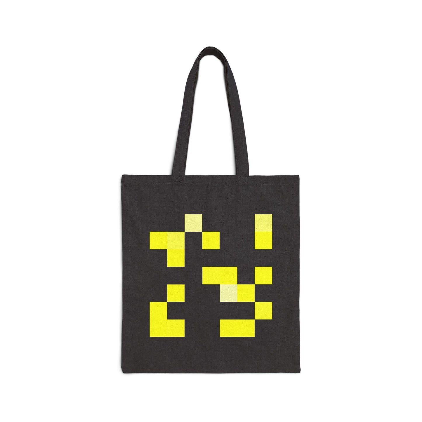 Yellow Pixel Grid - Tote Bag