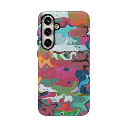 Colorful Abstract Marble - Phone Case