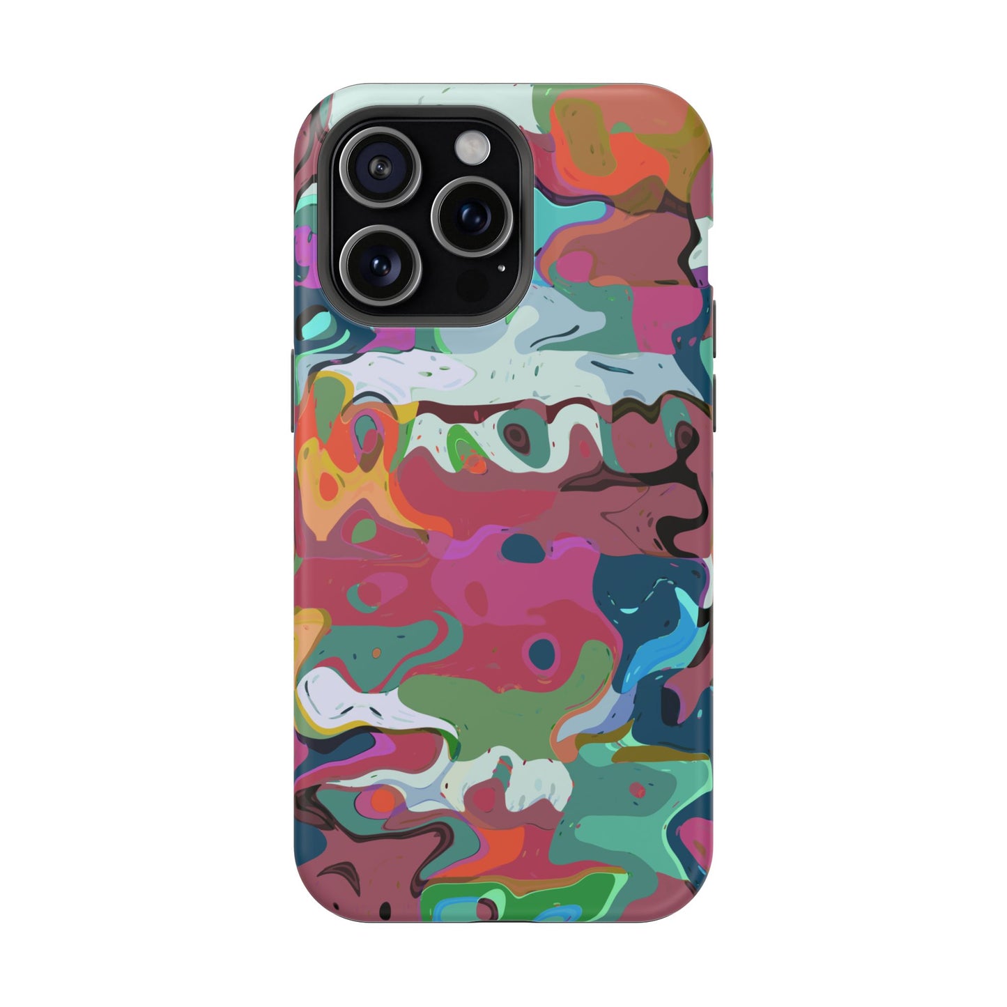 Colorful Abstract Marble - Magnetic Phone Case