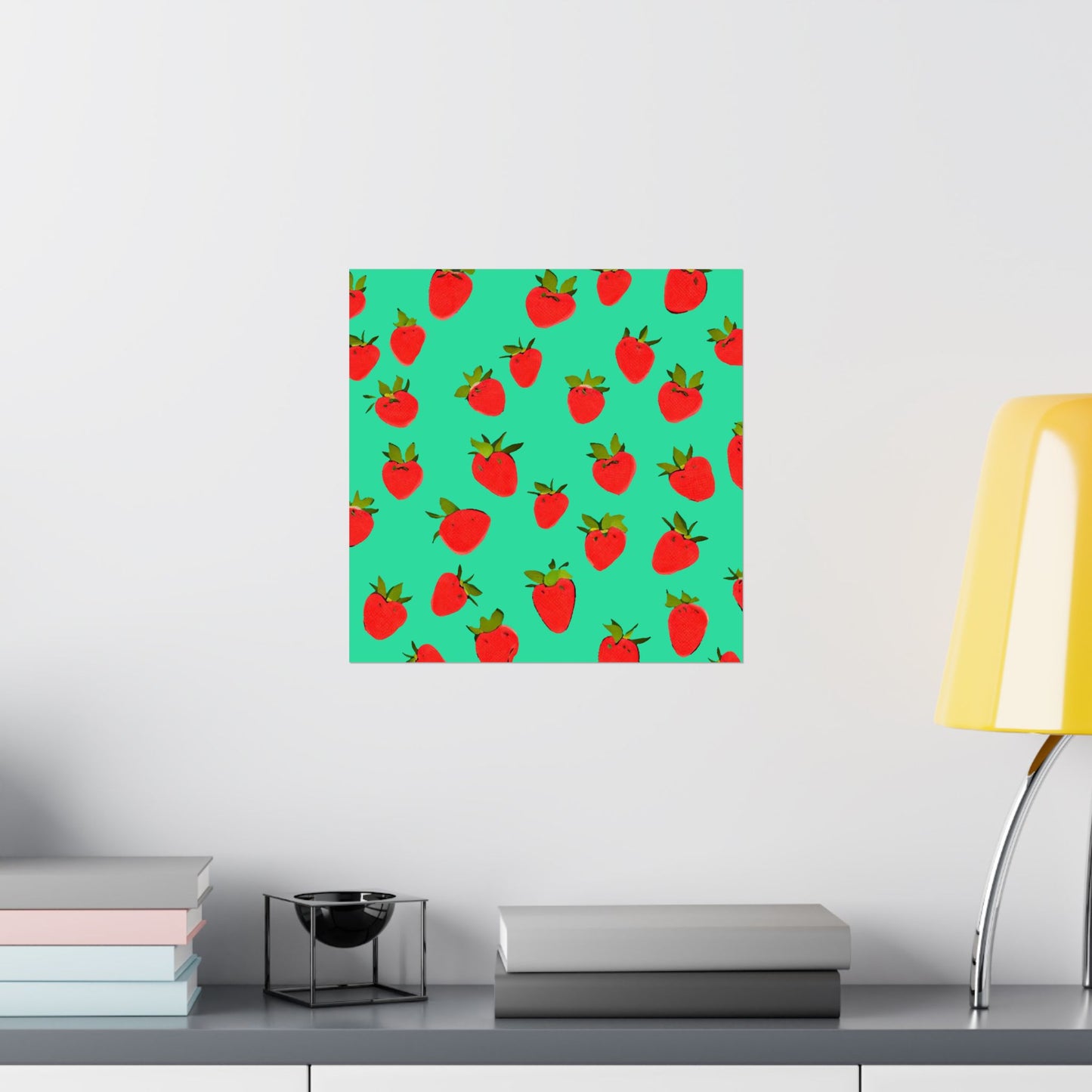 Strawberry Pattern - Poster