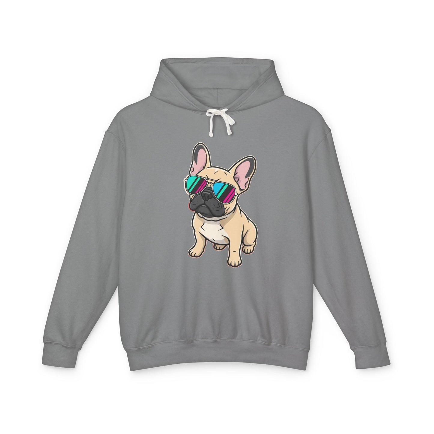 French Bulldog with Sunglasses - Hoodie