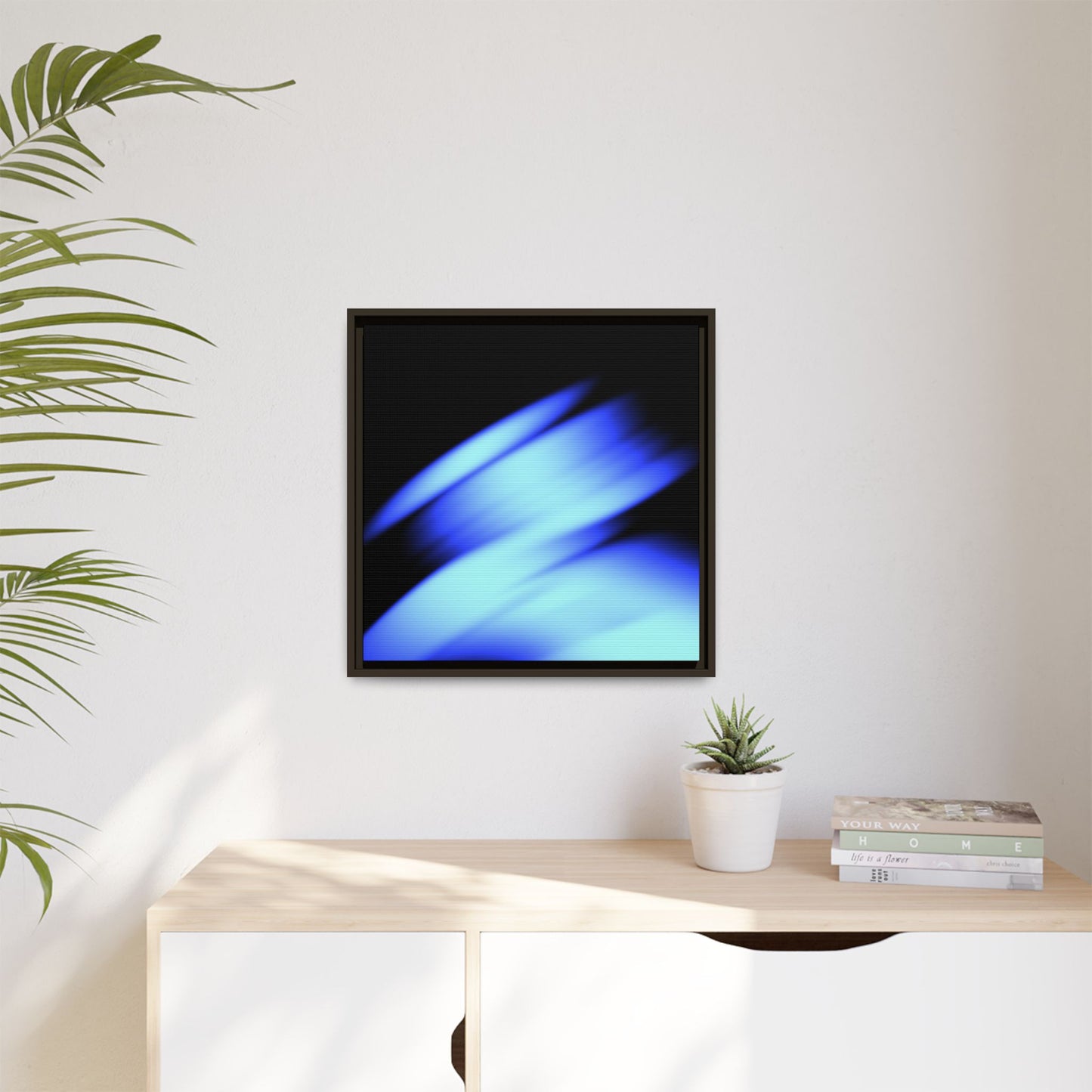 Orbital Drift - Framed Canvas
