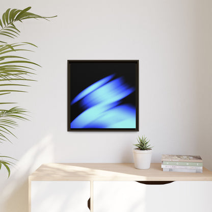 Orbital Drift - Framed Canvas