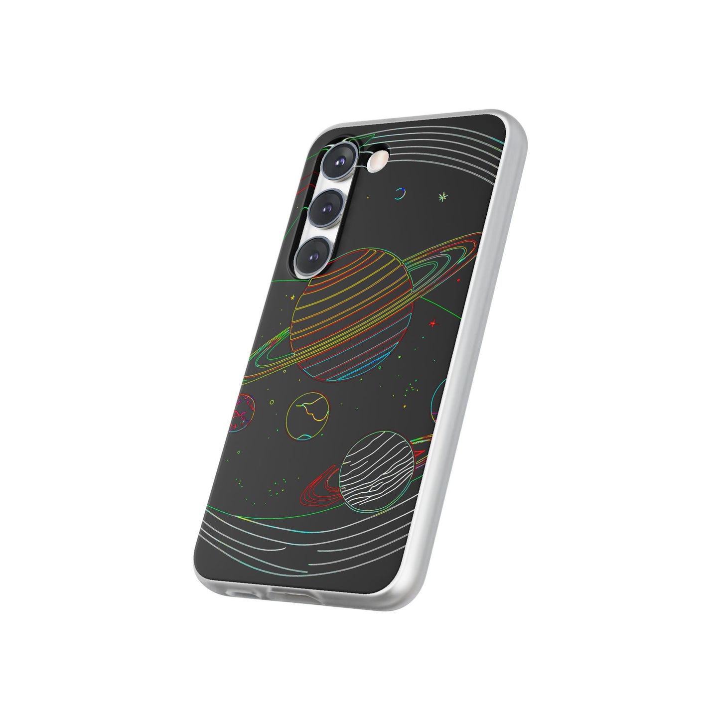 Galaxy-Inspired Flexi Cases, Vibrant Phone Covers, Space-Themed Accessories, Cosmic Gifts for Astronomers, Unique Phone Protectors