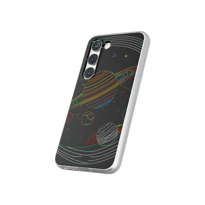 Galaxy-Inspired Flexi Cases, Vibrant Phone Covers, Space-Themed Accessories, Cosmic Gifts for Astronomers, Unique Phone Protectors