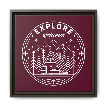 Explore Wilderness - Framed Canvas