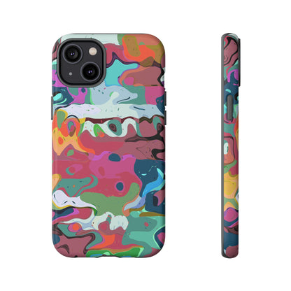 Colorful Abstract Marble - Phone Case