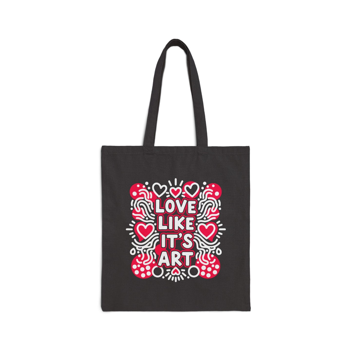 Love Like It's Art - Canvas Tote Bag