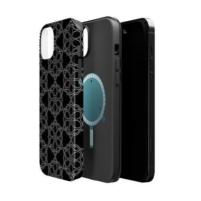 Geometric Sacred Flower - Magnetic Phone Case