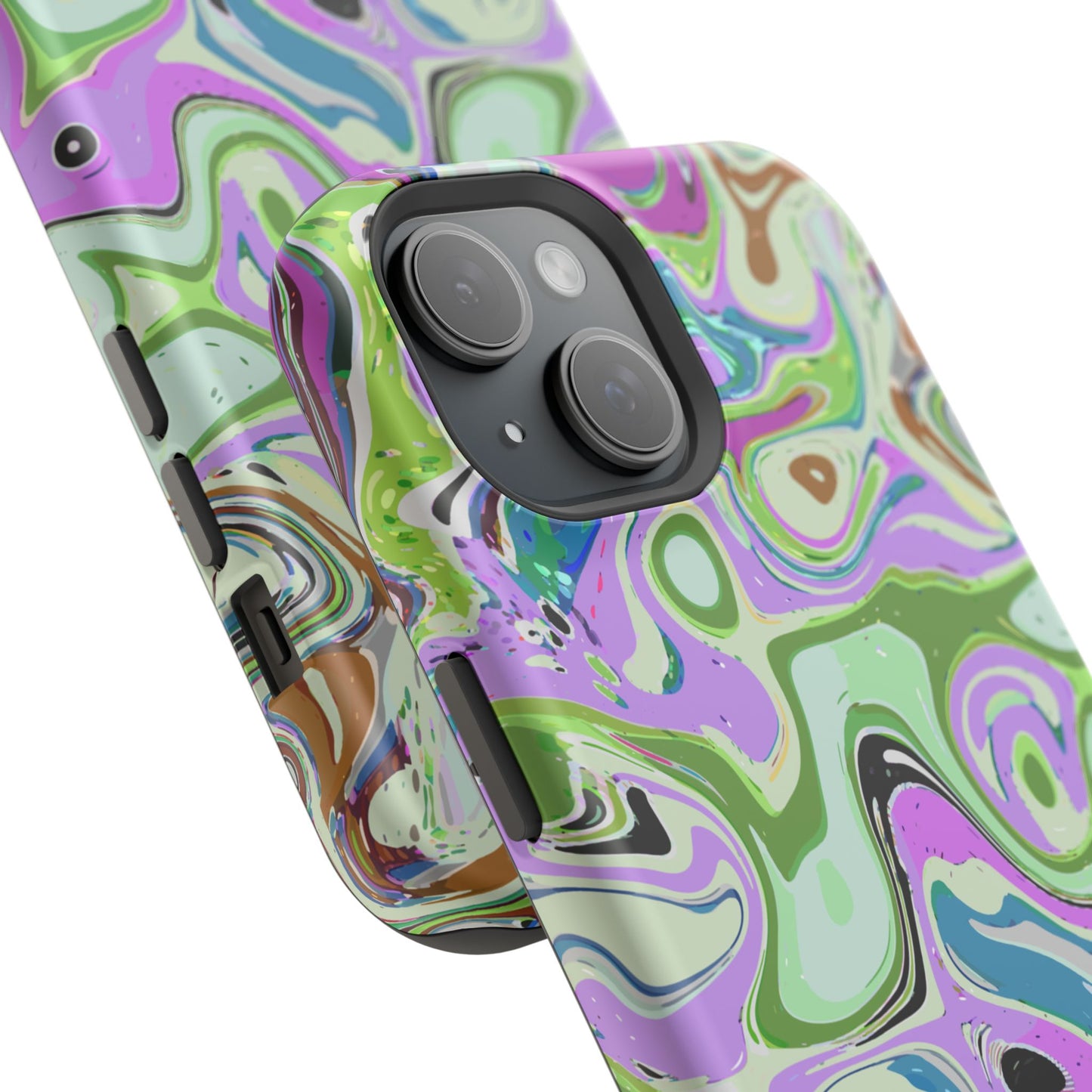 Vibrant Multi‑Color Swirl - Magnetic Phone Case