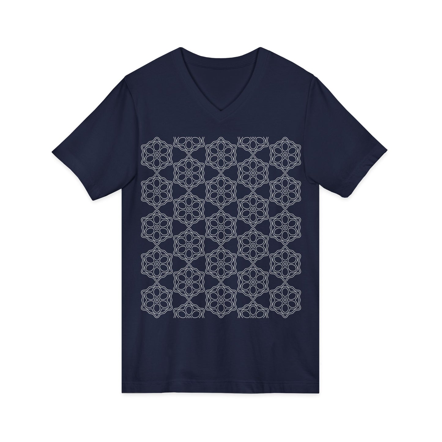 Intricate Shapes - V-Neck Tee