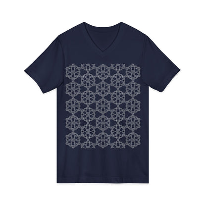 Intricate Shapes - V-Neck Tee