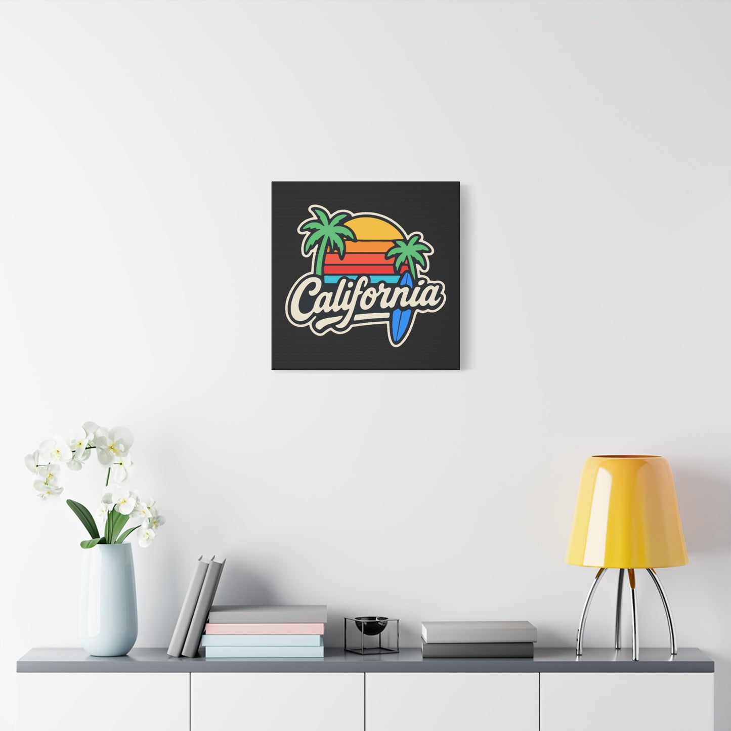 California Surf Vibes - Canvas