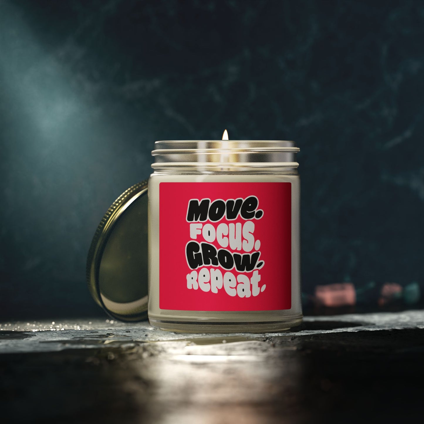 Move. Focus. Grow. Repeat. - Scented Candle