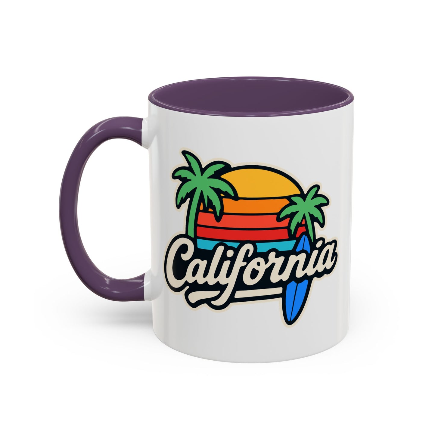 California Surf Vibes - Color Accent Mug