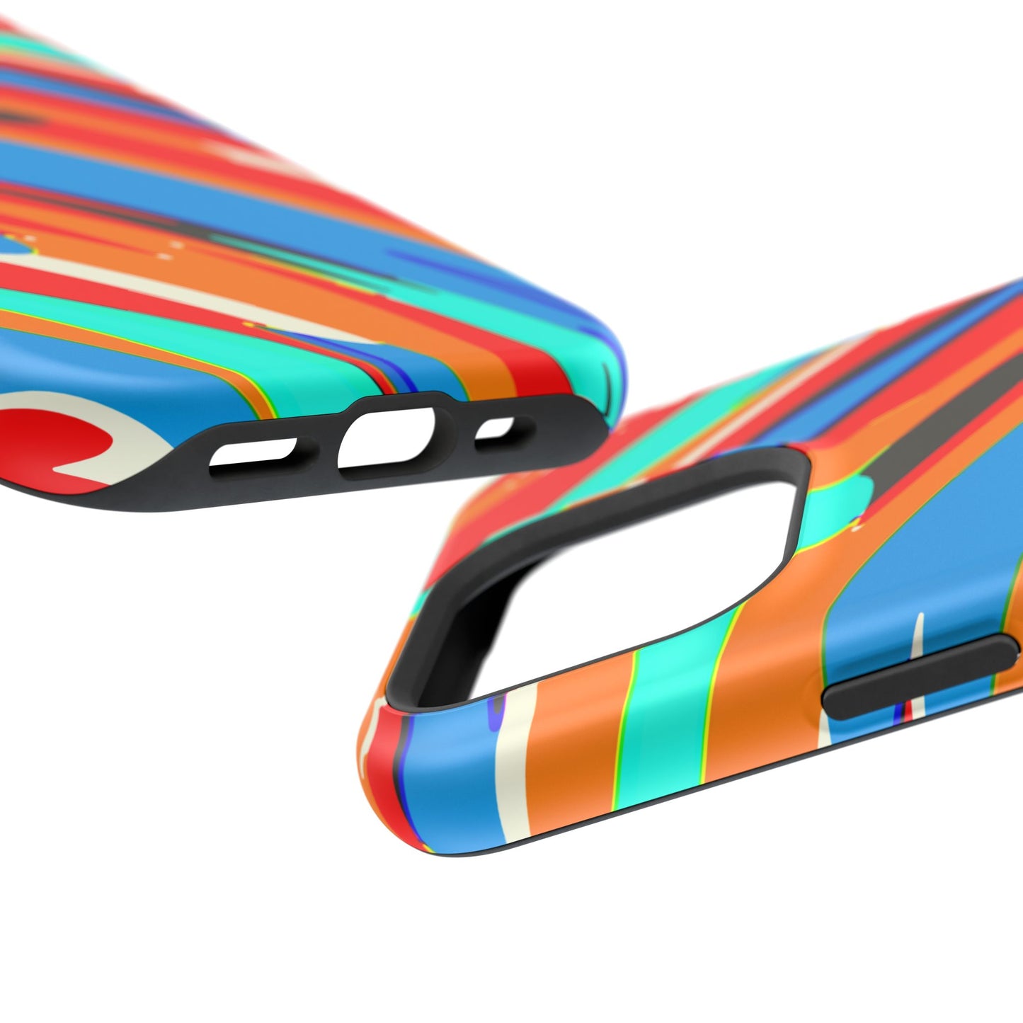 Abstract Rainbow Swirl Arc - Magnetic Phone Case