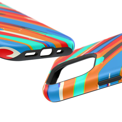 Abstract Rainbow Swirl Arc - Magnetic Phone Case