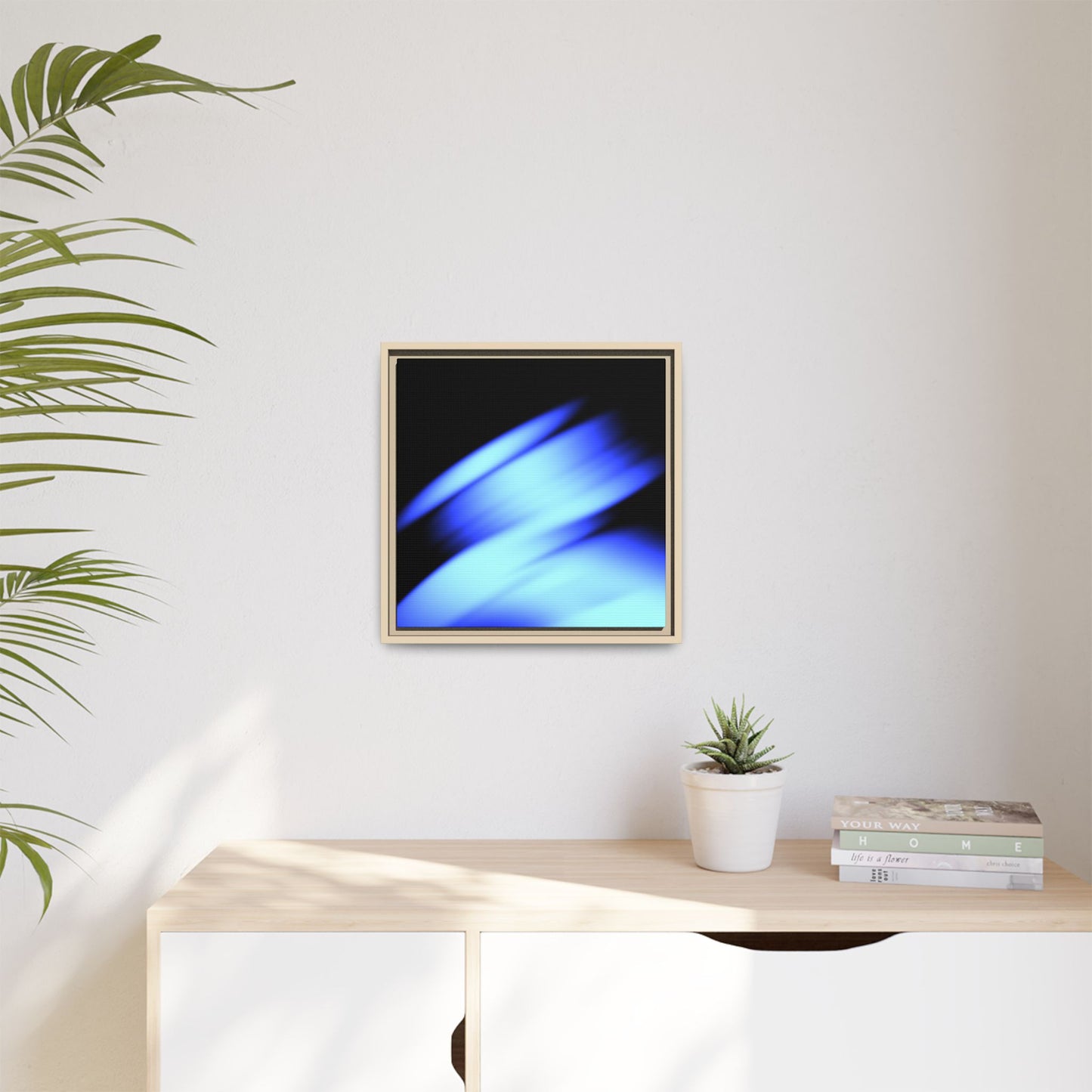 Orbital Drift - Framed Canvas