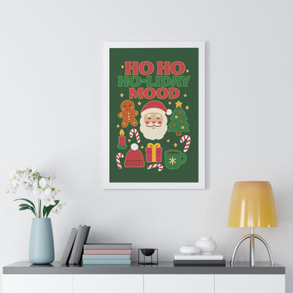 Ho Ho Ho-liday Mood - Framed Poster