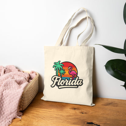 Florida Sunset Palm - Tote Bag