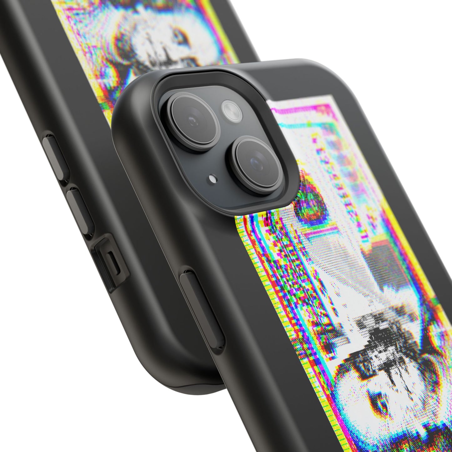 100 Dollars Bill - Neon Color Explosion - Magnetic Phone Case