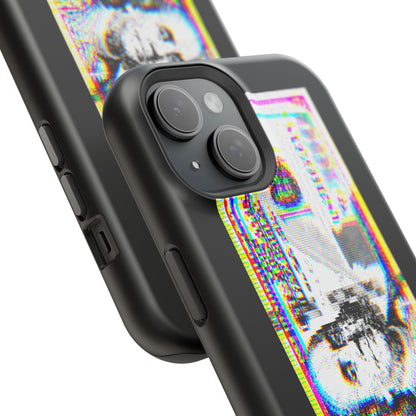 100 Dollars Bill - Neon Color Explosion - Magnetic Phone Case