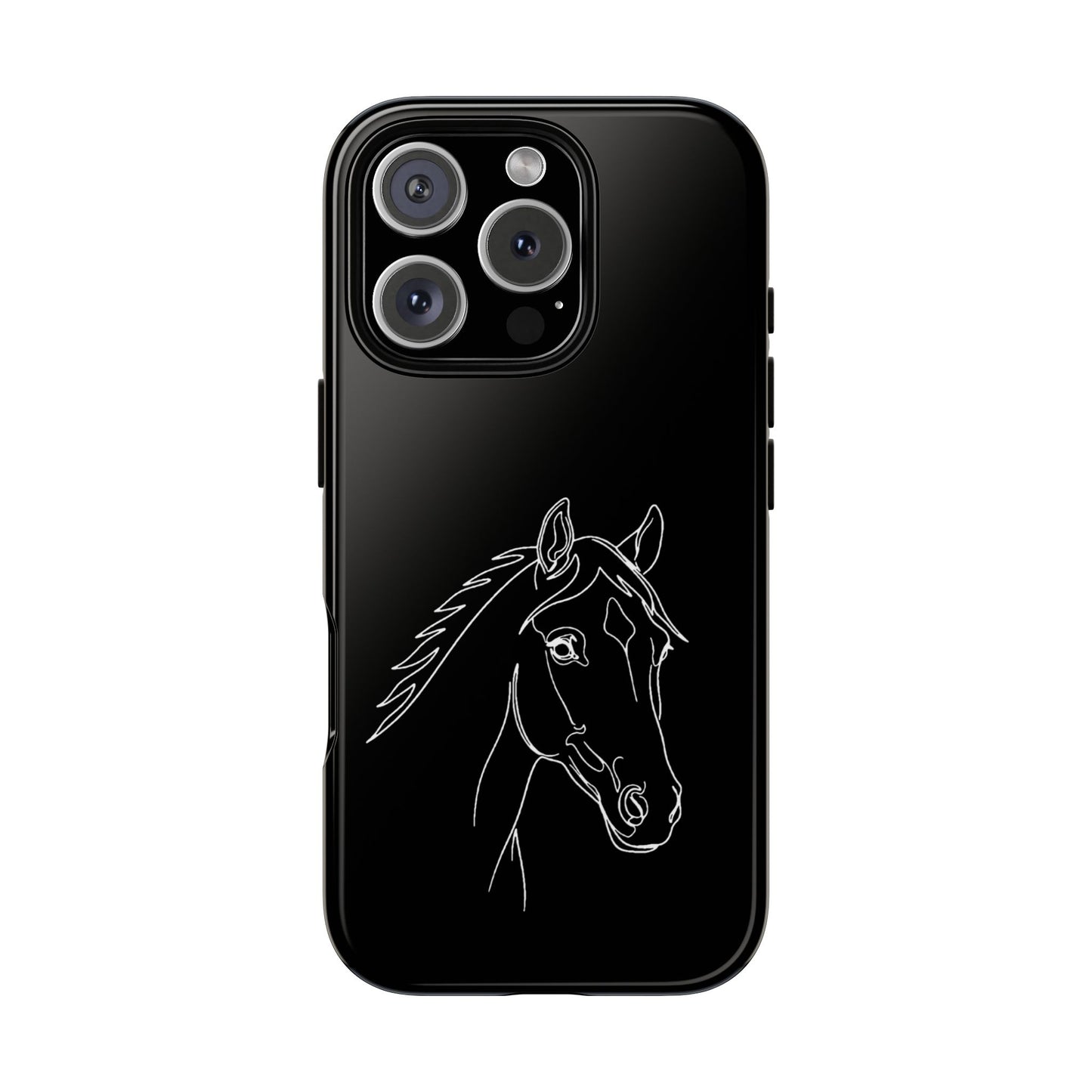 Horse Portrait Sketch - Tough Phone Case