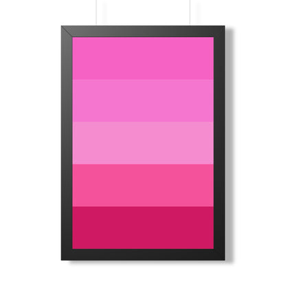 Valentine Rose Colors - Framed Poster