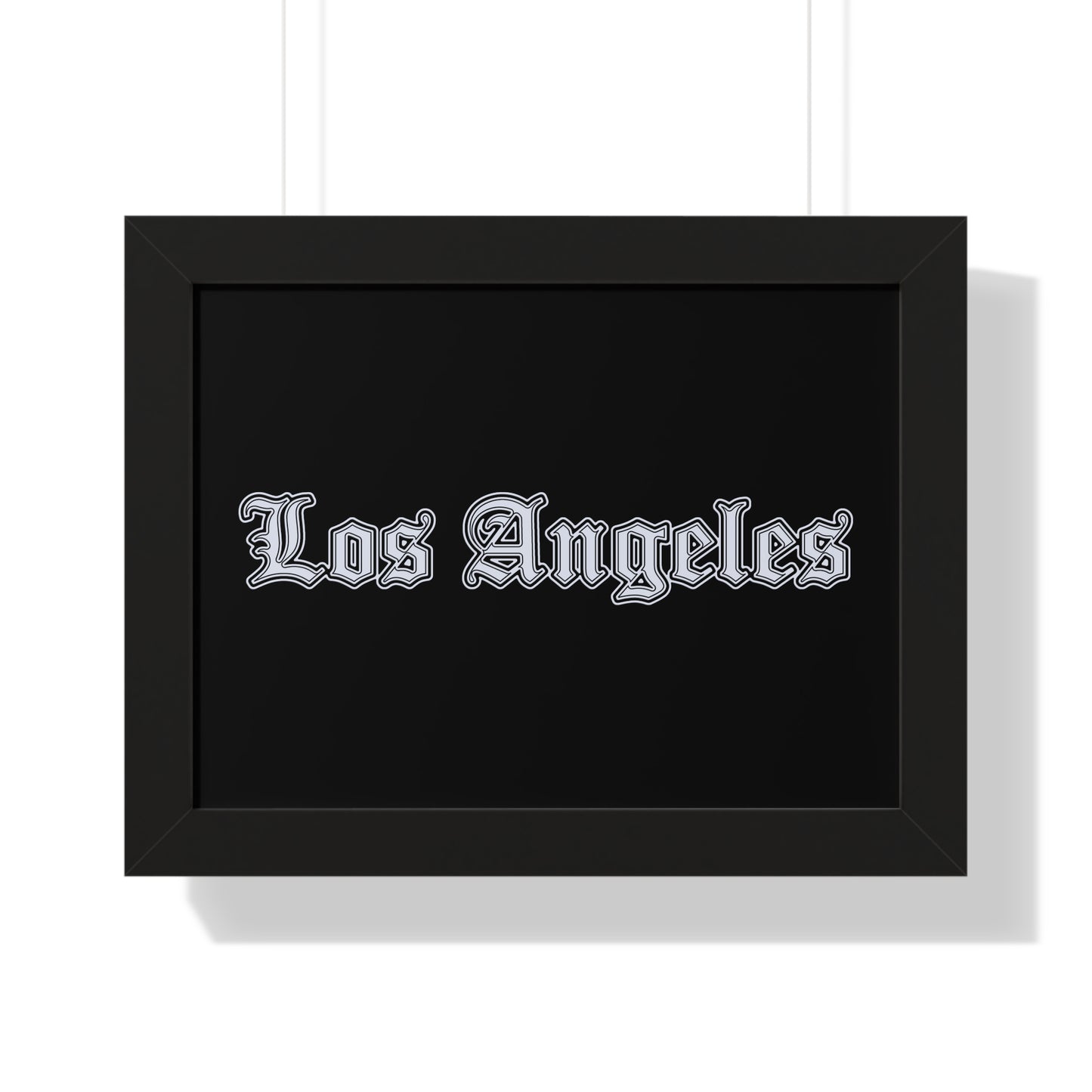 Los Angeles - Silver Edition - Framed Poster