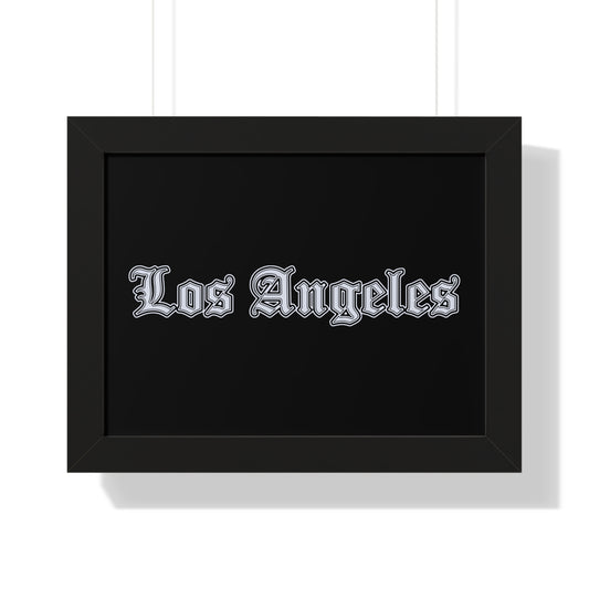 Los Angeles - Silver Edition - Framed Poster