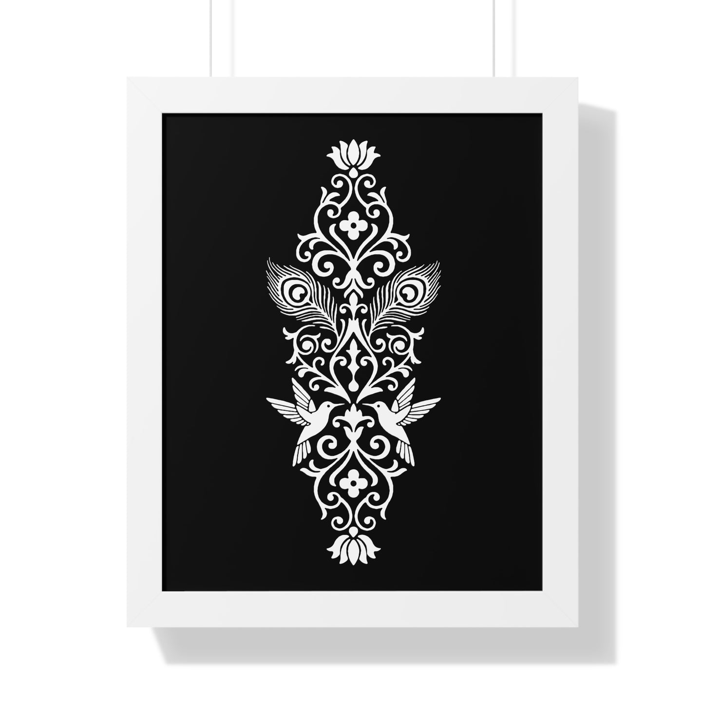 Hummingbird Soulmates - Framed Poster