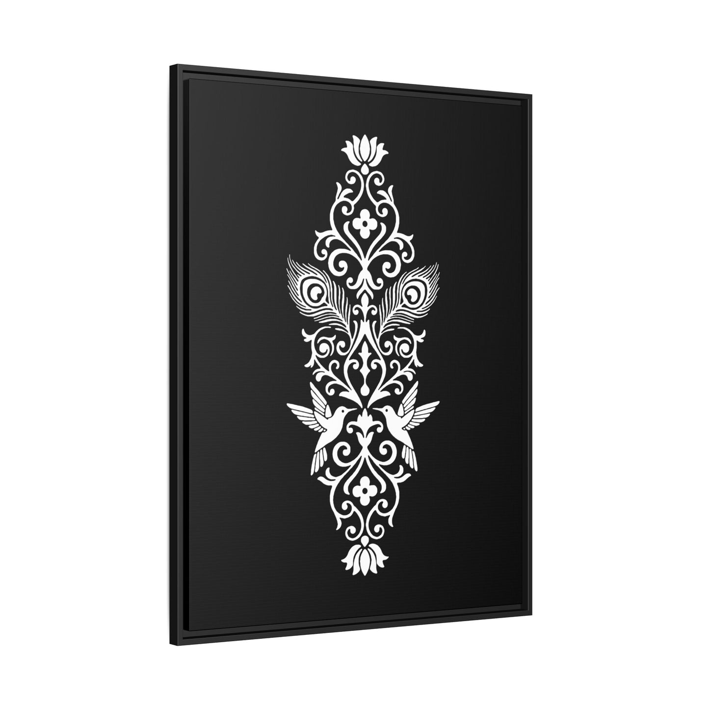 Hummingbird Soulmates - Framed Canvas