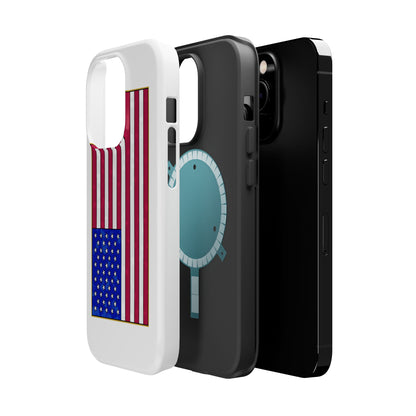 New Glory American Flag (Gold Edge Edition) - Magnetic Phone Case