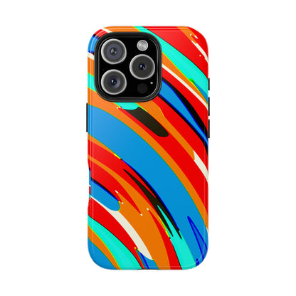 Abstract Rainbow Swirl Arc - Phone Case