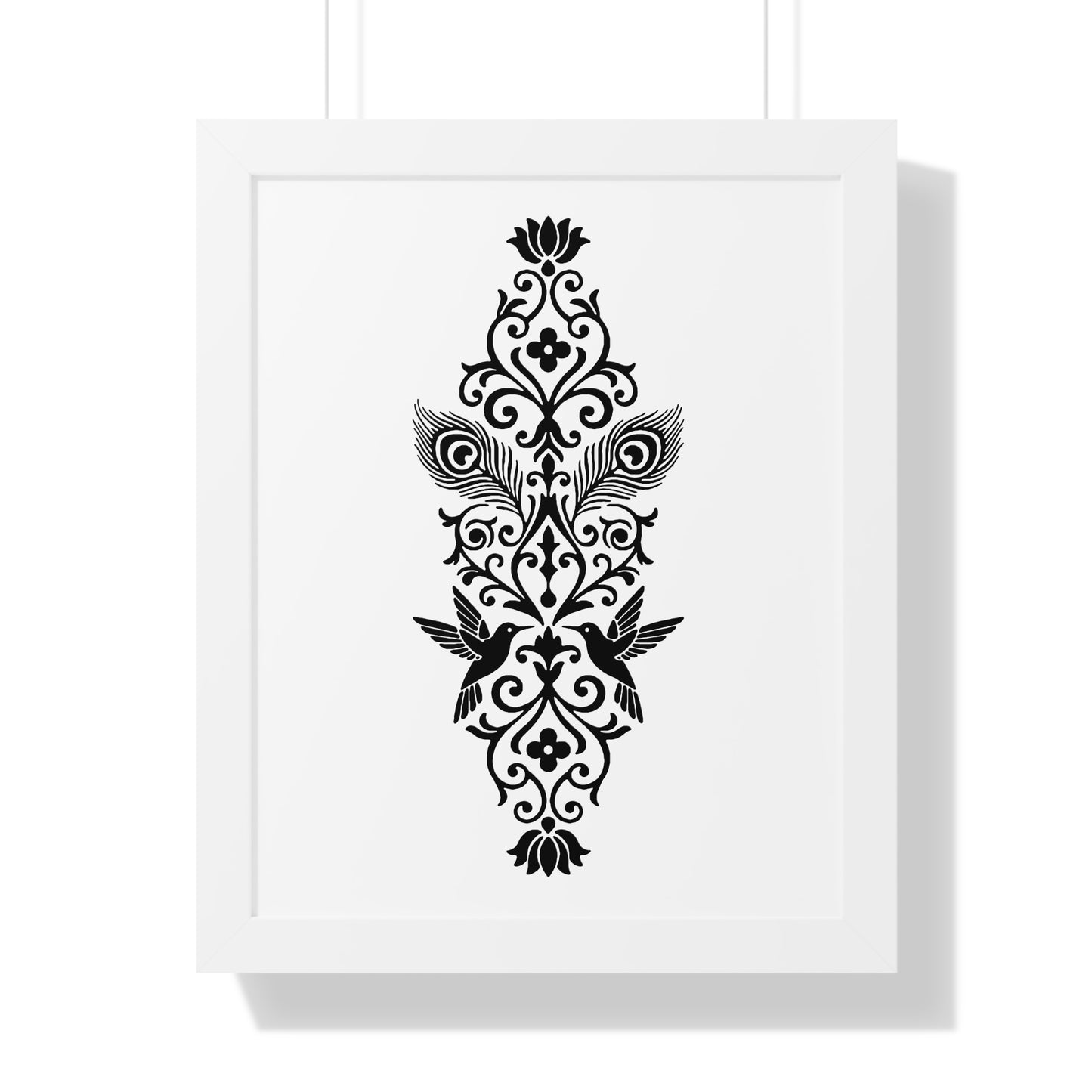 Hummingbird Soulmates - Framed Poster