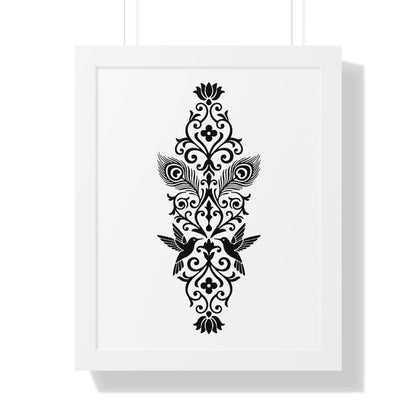 Hummingbird Soulmates - Framed Poster