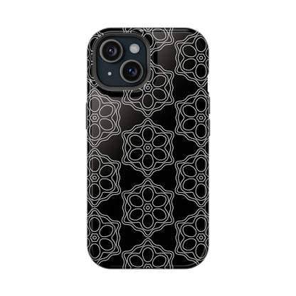Geometric Sacred Flower - Magnetic Phone Case