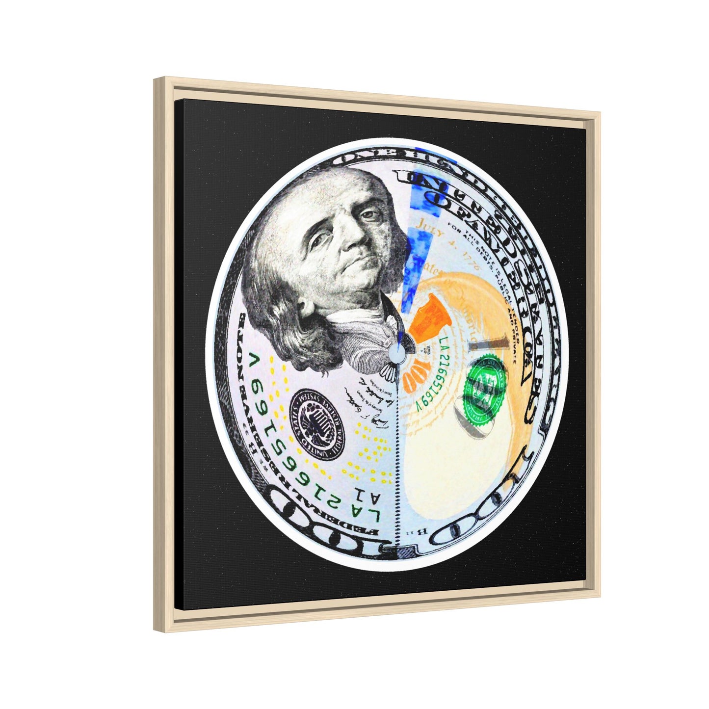 THE MOONEY - Framed Canvas