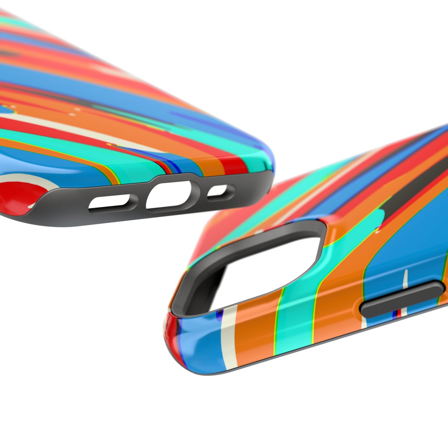 Abstract Rainbow Swirl Arc - Magnetic Phone Case