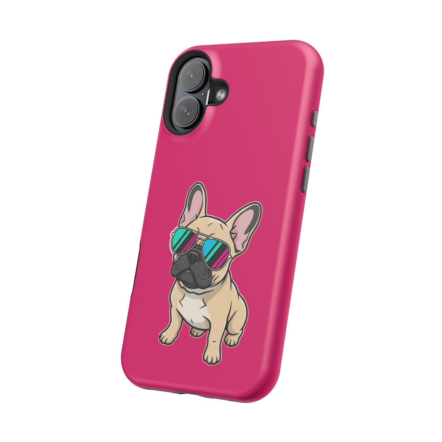 French Bulldog with Sunglasses - Magnetic Phone Case