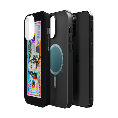 100 Dollars Bill - Neon Color Explosion - Magnetic Phone Case