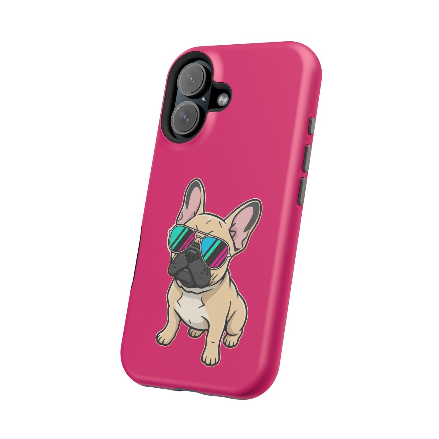 French Bulldog with Sunglasses - Magnetic Phone Case