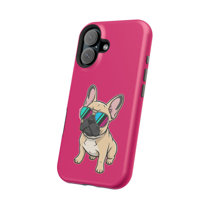 French Bulldog with Sunglasses - Magnetic Phone Case