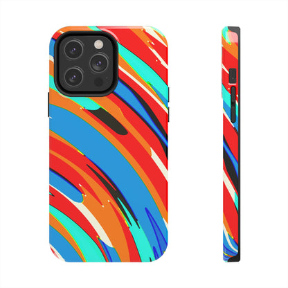 Abstract Rainbow Swirl Arc - Phone Case